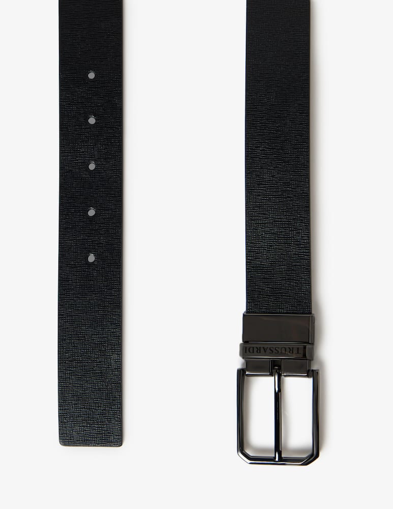 Trussardi Cintura reversibile in pelle saffiano - immagine 6 Trussardi Cintura reversibile in pelle saffiano - immagine 6