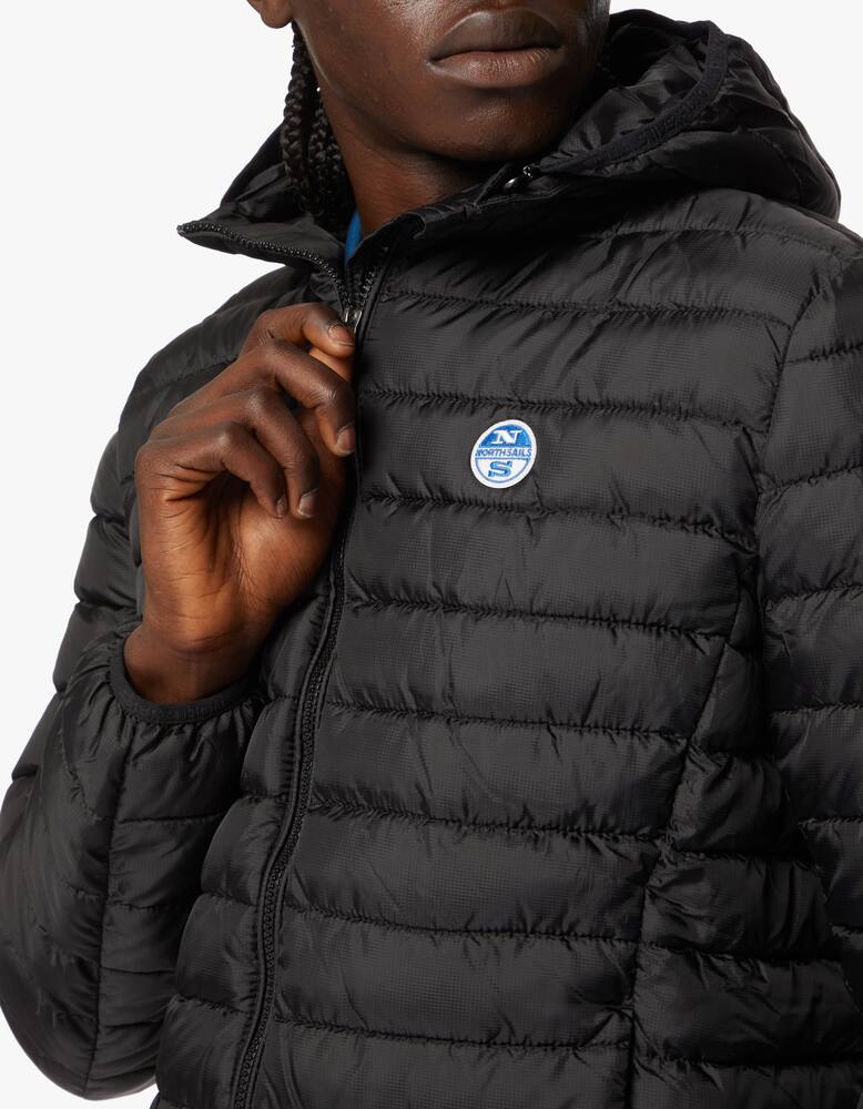 rinascente North Sails 100 gr removable hooded downjacket