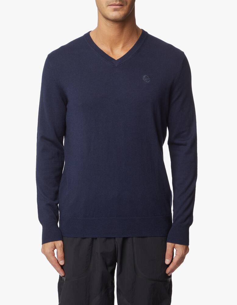 rinascente North Sails Cotton wool v neck sweater