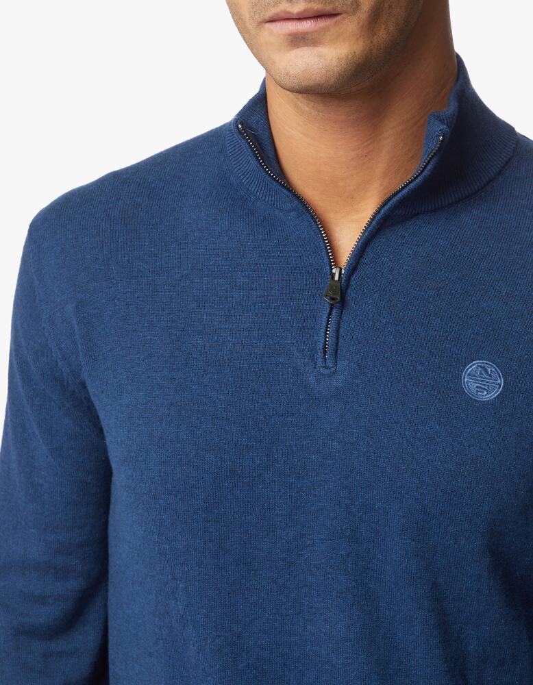 rinascente North Sails Cotton wool half zip sweater