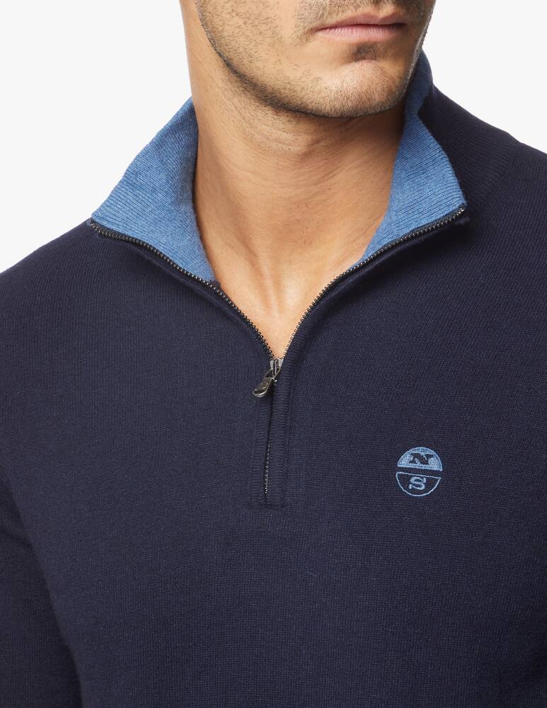 rinascente North Sails Maglione mezza zip in lana premium