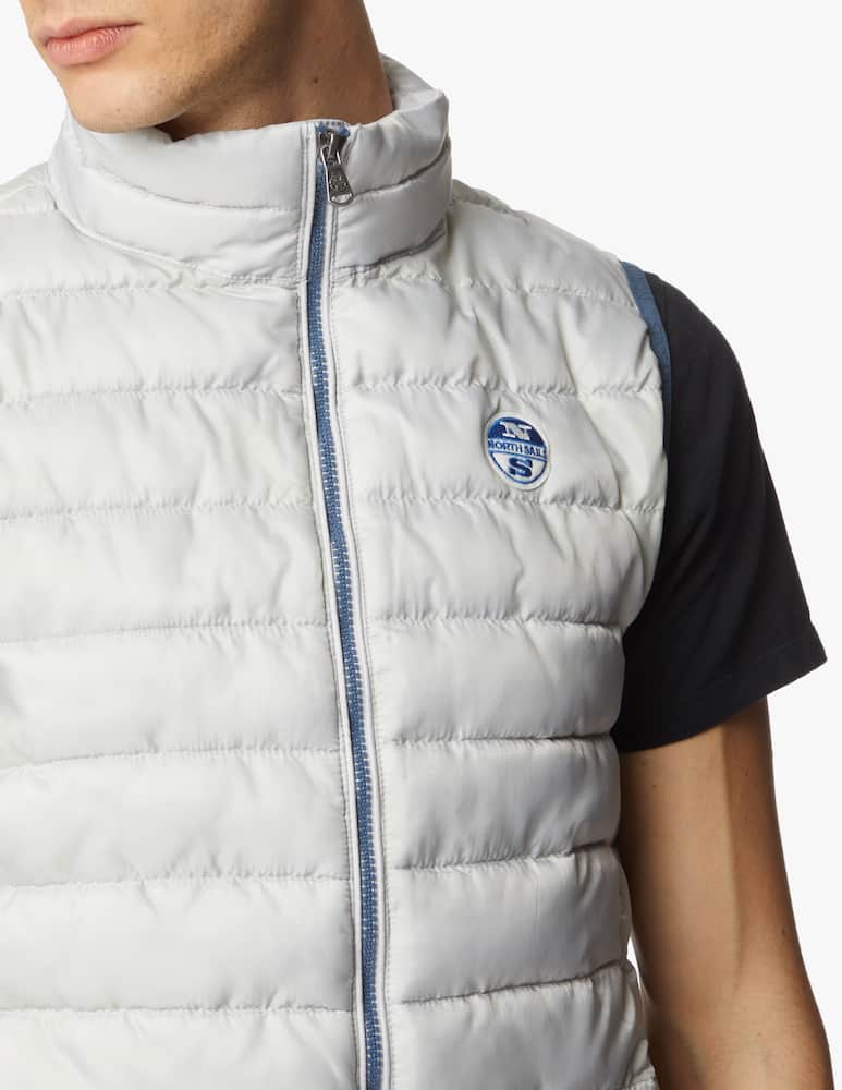 rinascente North Sails 100g vest - grey