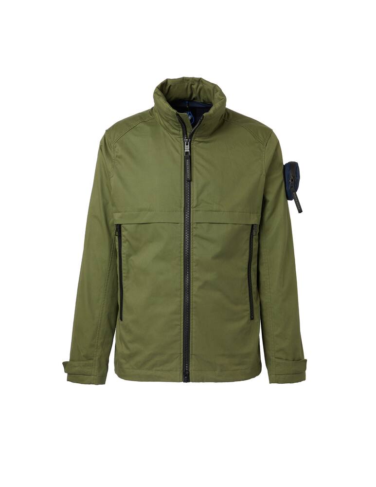 rinascente North Sails Giacca con cappuccio zip cotone impermeabile - verde