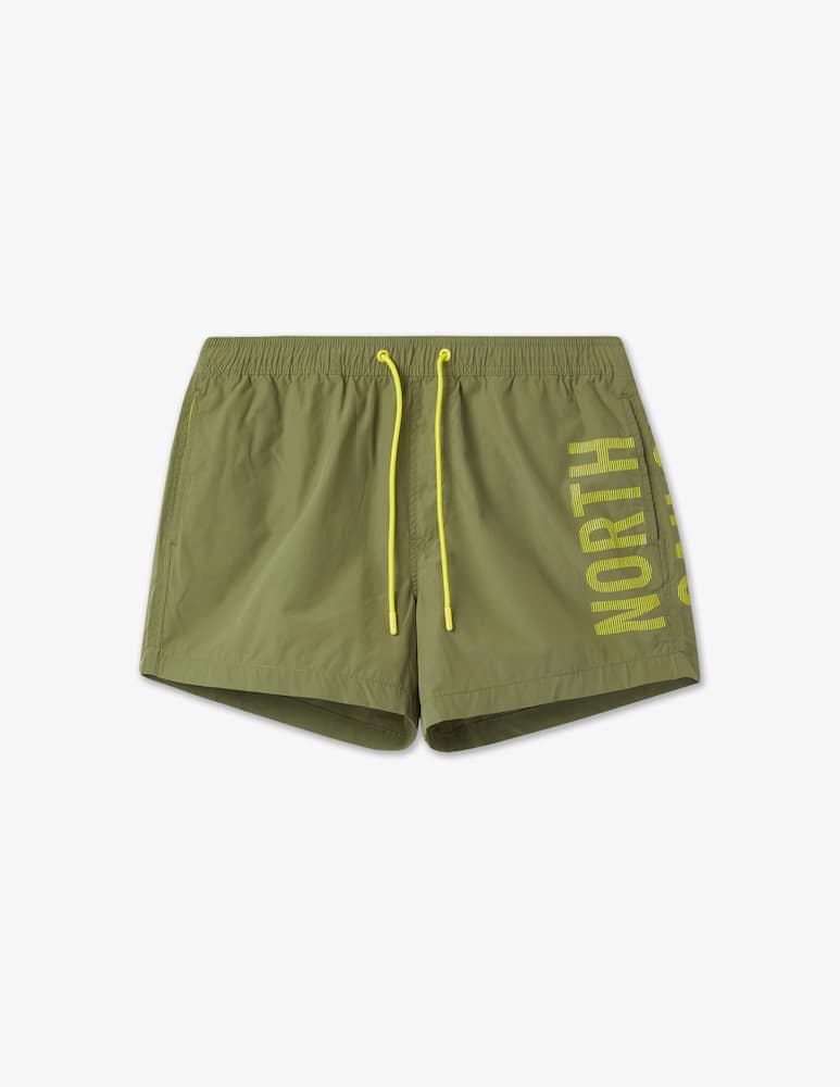 rinascente North Sails Costume cotone nylon logo grande scr - verde