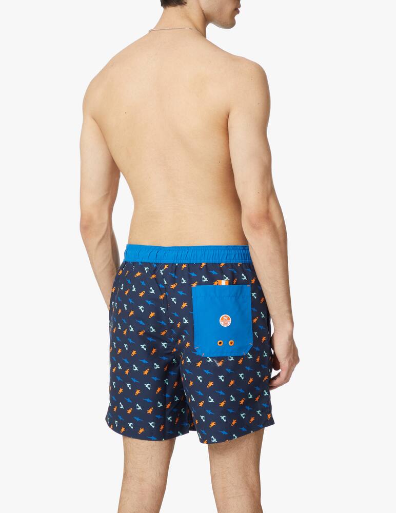 rinascente North Sails 40cm ao fantasy swimshorts - blue