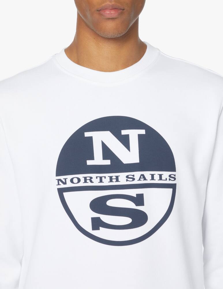 rinascente North Sails Macrologo crew neck sweatshirt - white