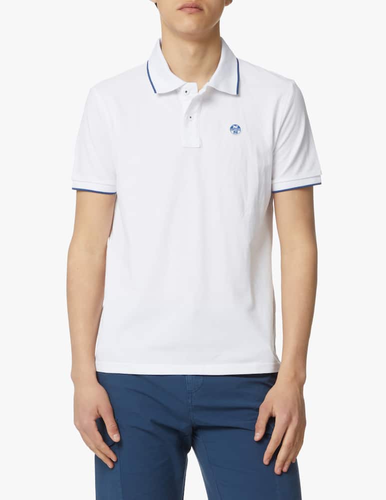 rinascente North Sails Basic short sleeve polo - white