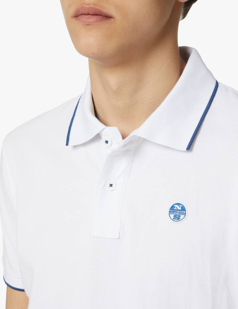rinascente North Sails Basic short sleeve polo - white