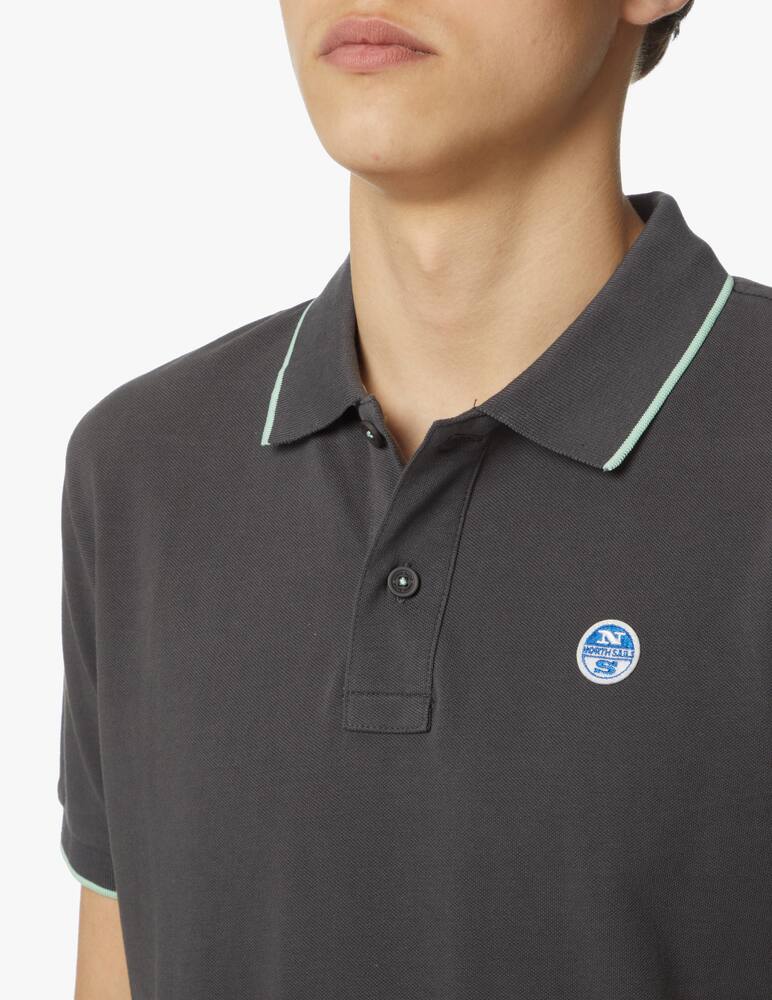 rinascente North Sails Basic short sleeve polo - grey