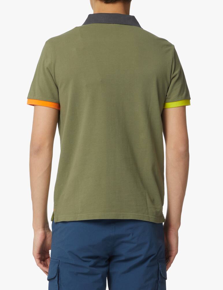 rinascente North Sails Polo manica corta collo contrasti - verde