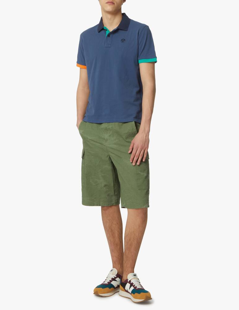 rinascente North Sails Polo manica corta collo contrasti - blu