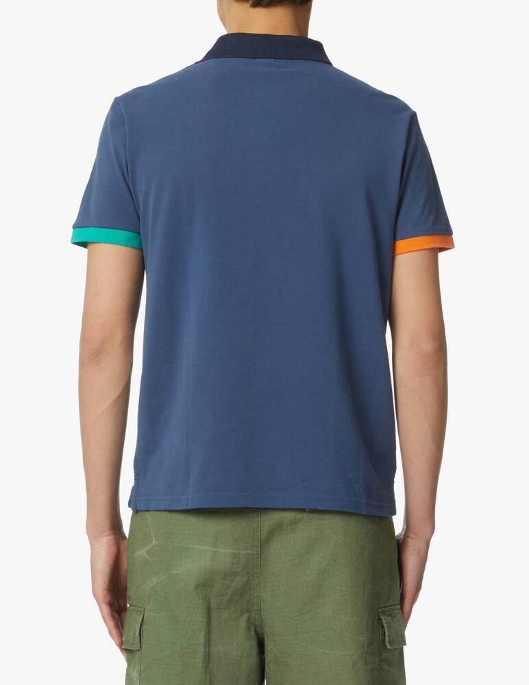 rinascente North Sails Polo manica corta collo contrasti - blu