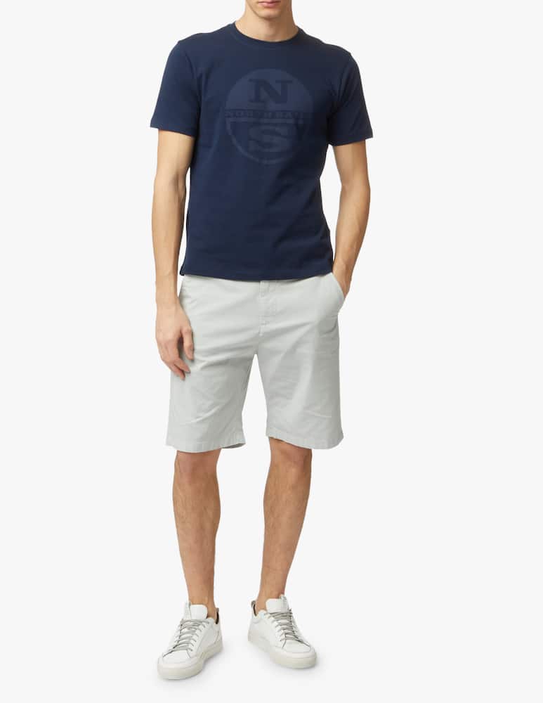 rinascente North Sails Maglietta manica corta logo grande - blu