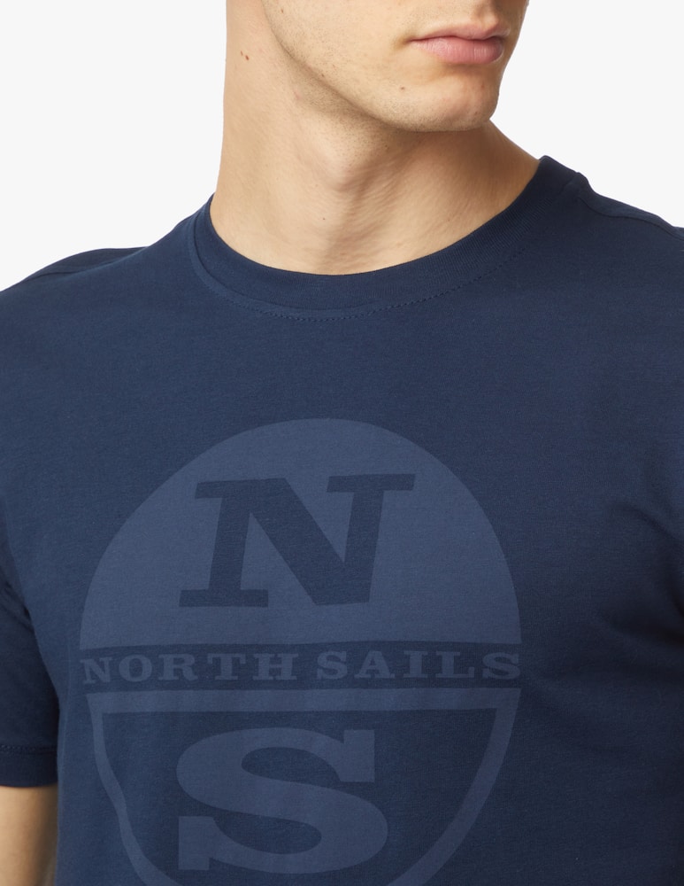 rinascente North Sails Maglietta manica corta logo grande - blu