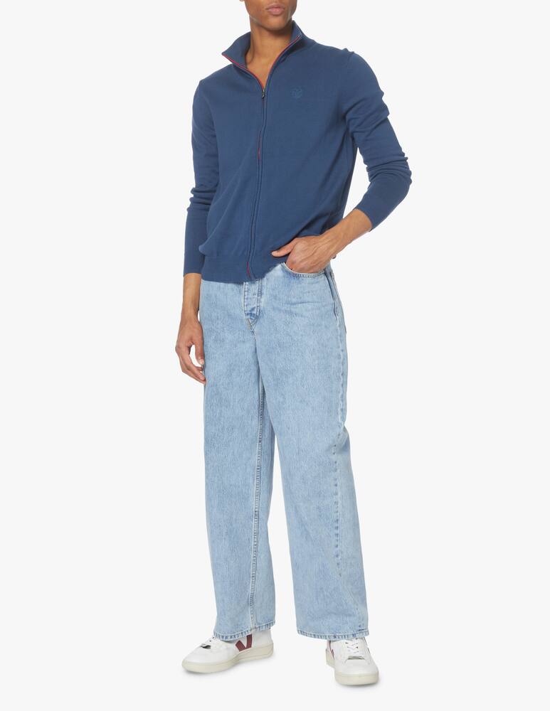 rinascente North Sails Felpa fzip mini logo - blu