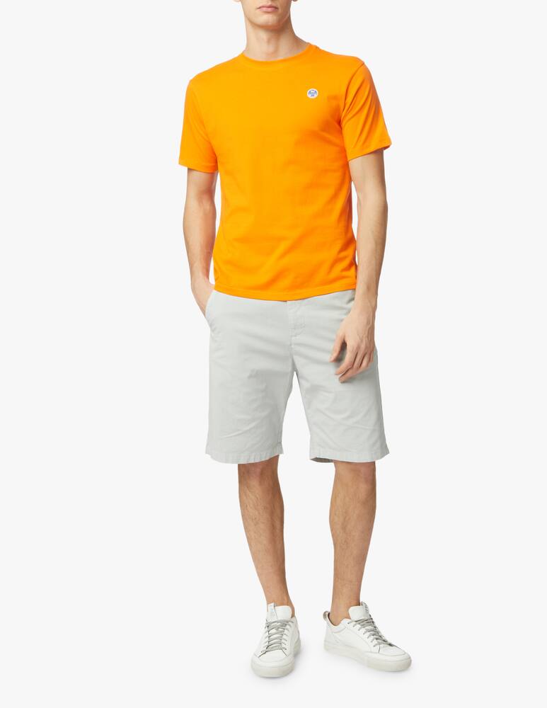 rinascente North Sails Small logo short sleeve t-shirt - orange
