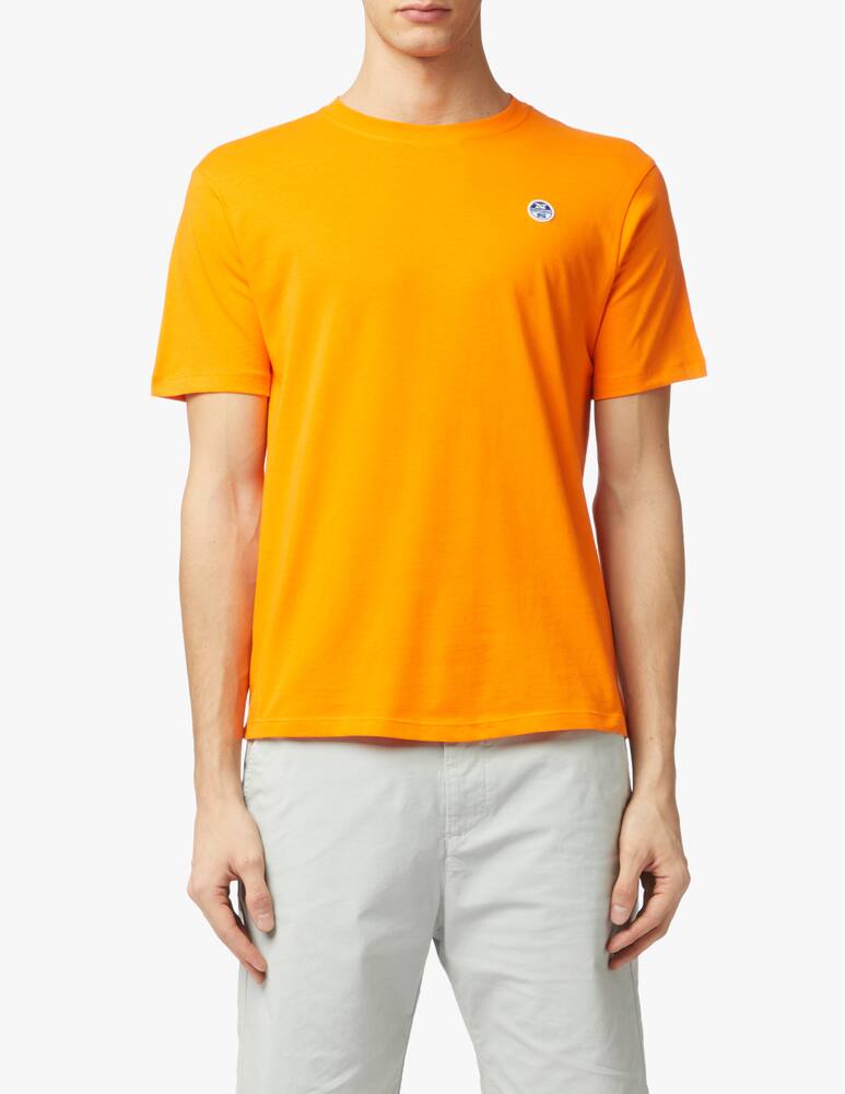 rinascente North Sails Small logo short sleeve t-shirt - orange