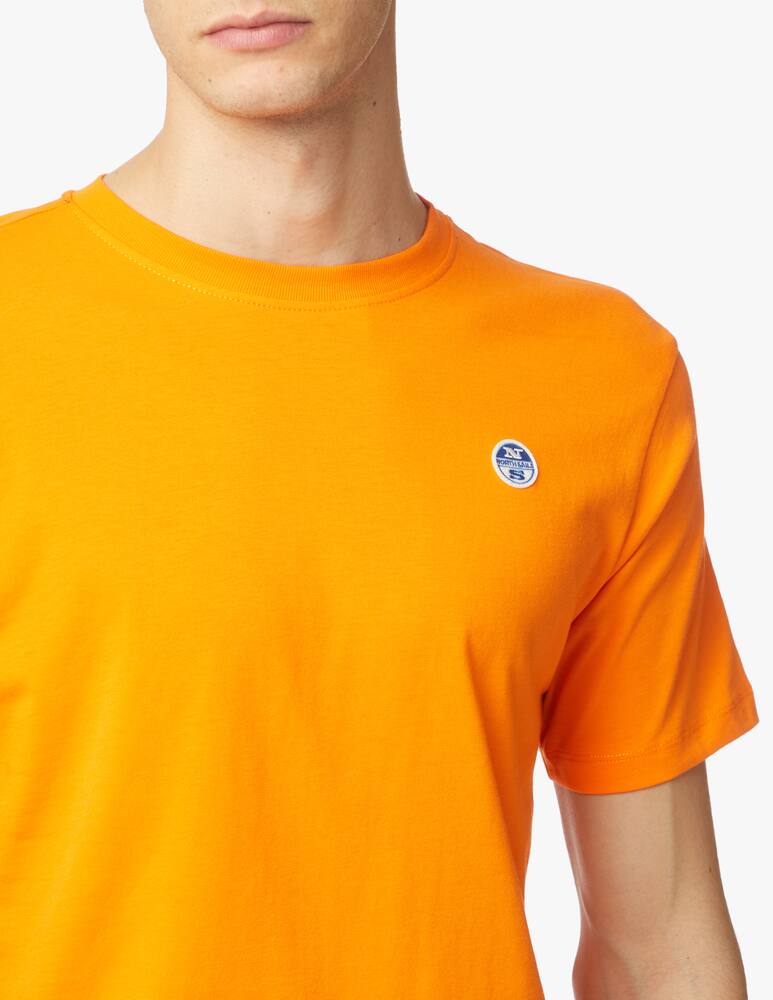 rinascente North Sails Small logo short sleeve t-shirt - orange