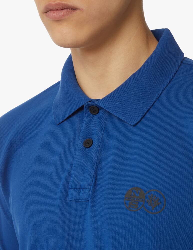 rinascente North Sails Polo manica corta collo contrasto - blu