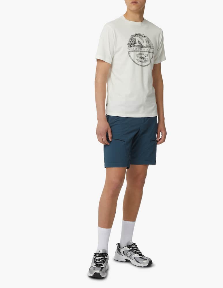 rinascente North Sails Big logo short sleeve t-shirt - white