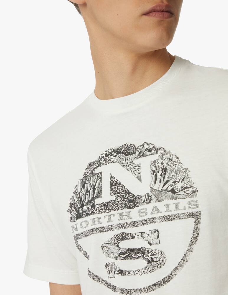rinascente North Sails Big logo short sleeve t-shirt - white