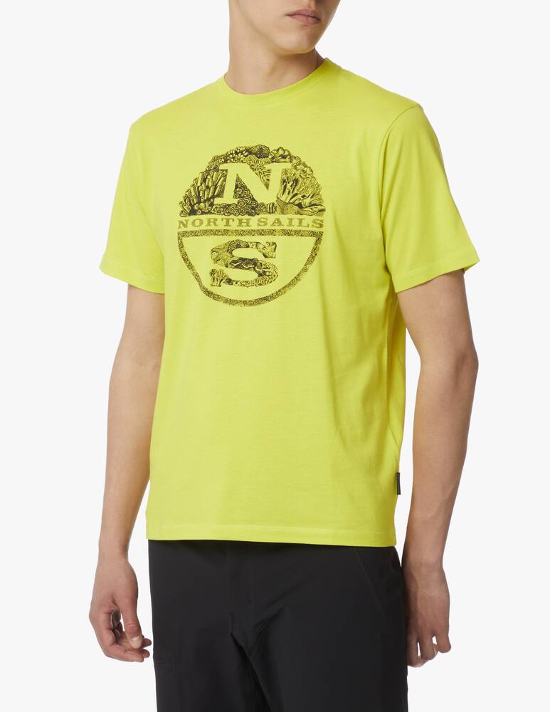 North Sails Big logo short sleeve t-shirt - yellow - picture 1