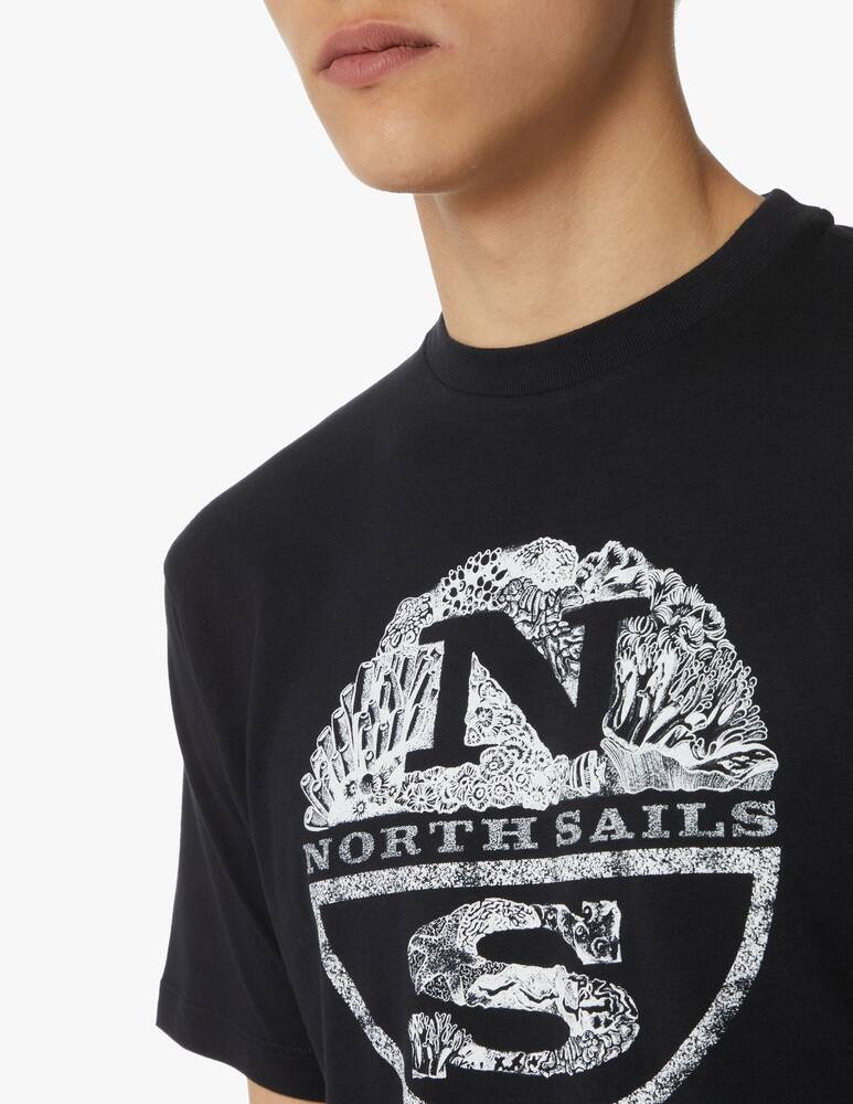rinascente North Sails Big logo short sleeve t-shirt - black