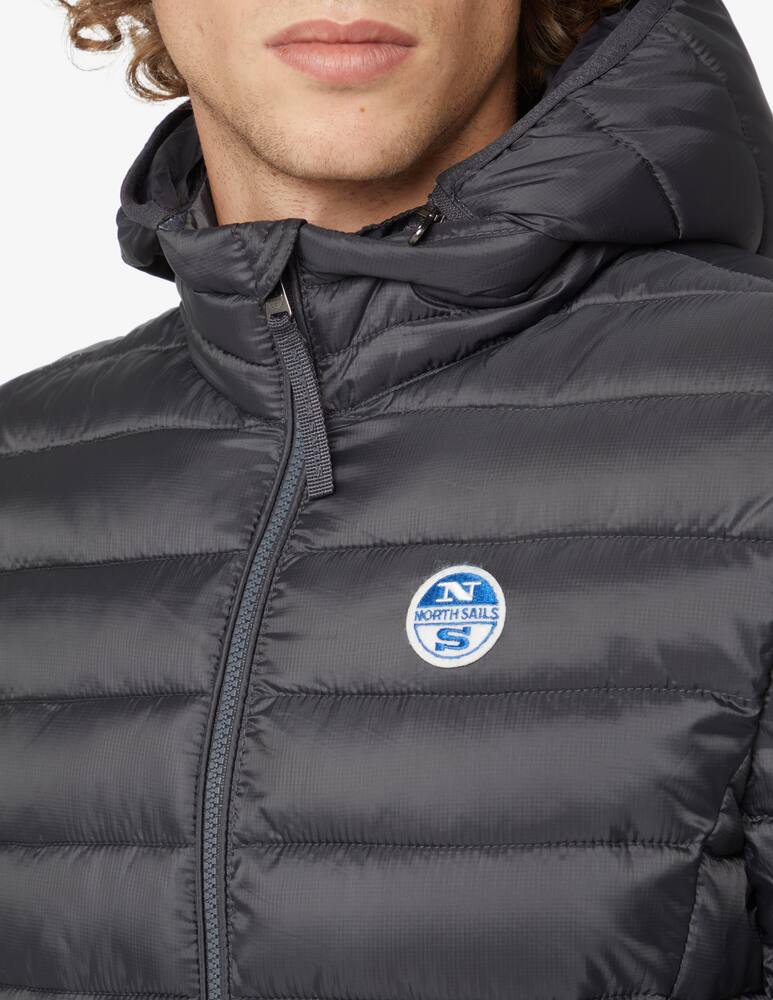 rinascente North Sails Piumino 100 gr con cappuccio removibile - Nero