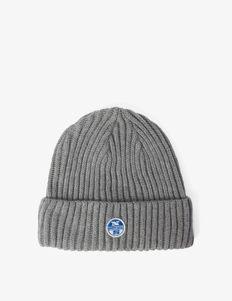 rinascente North Sails Cappello beanie con bollino - Grigio