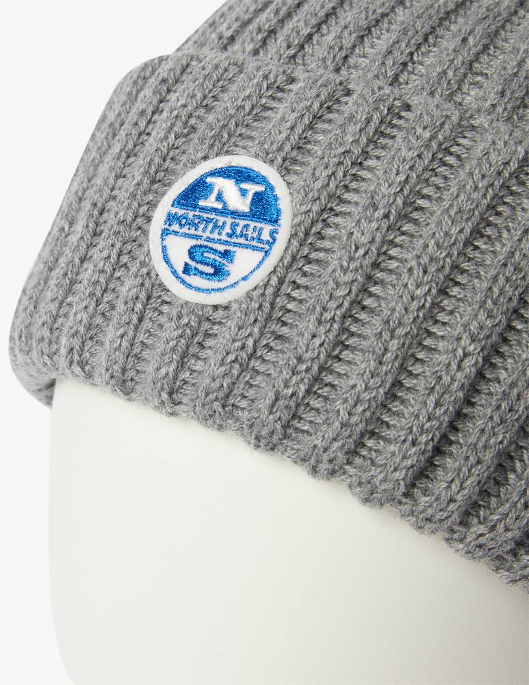 rinascente North Sails Cappello beanie con bollino - Grigio