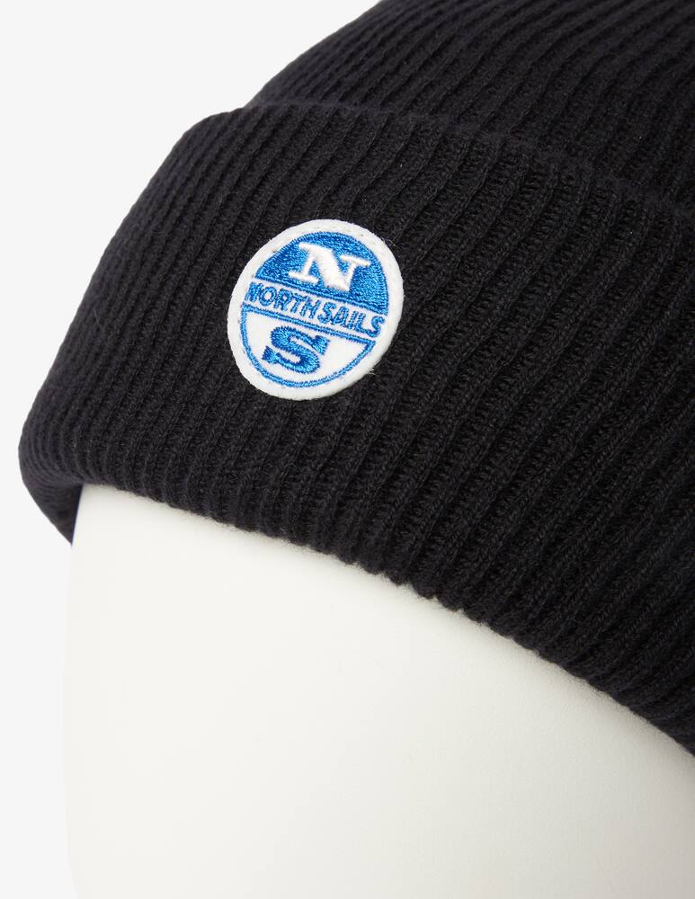 rinascente North Sails Badge beanie - Black