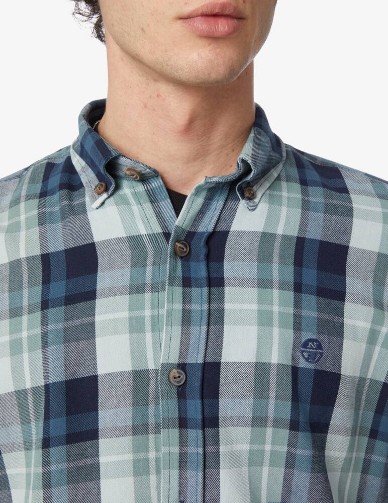 North Sails Camicia a quadri in cotone - Verde - immagine 4 North Sails Camicia a quadri in cotone - Verde - immagine 4