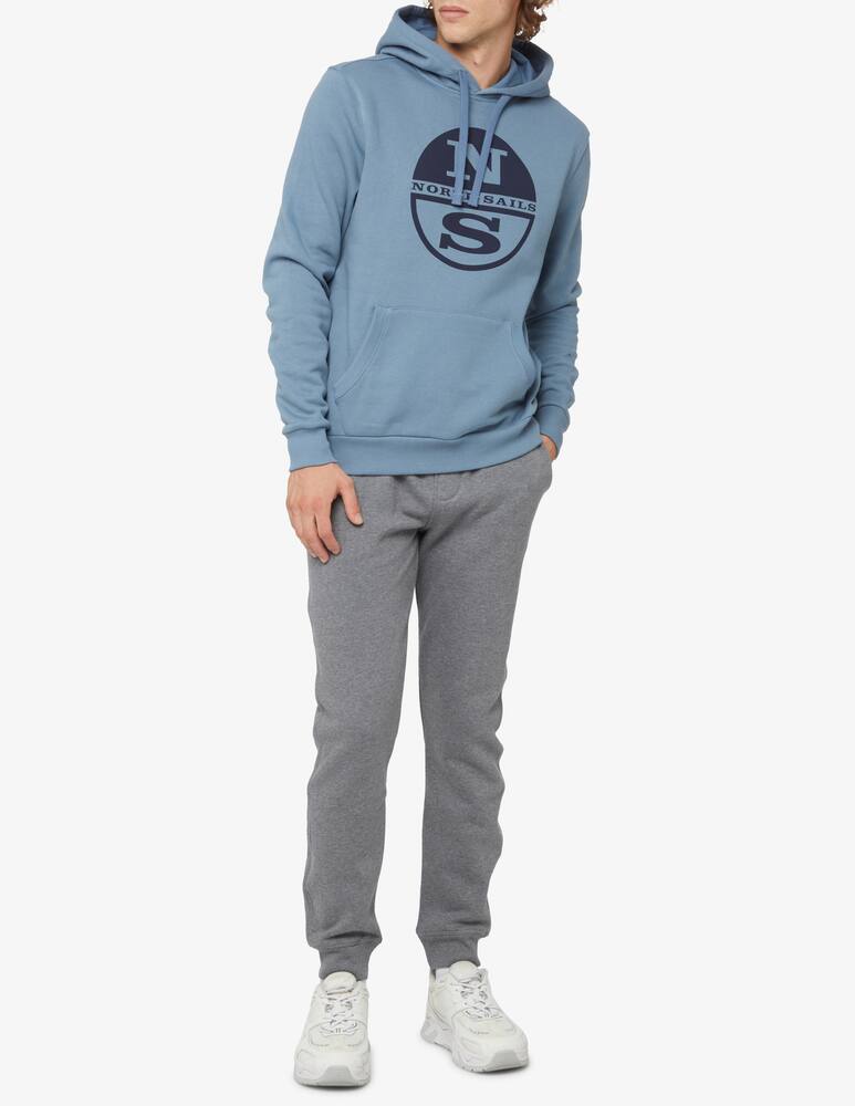 rinascente North Sails Felpa con cappuccio con logo - Grigio