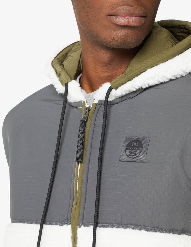 rinascente North Sails Zipped hoodie - White