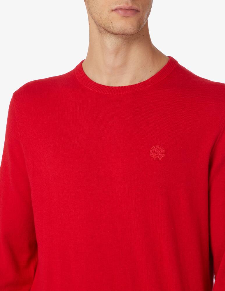 rinascente North Sails Crewneck wool blend jumper - Red