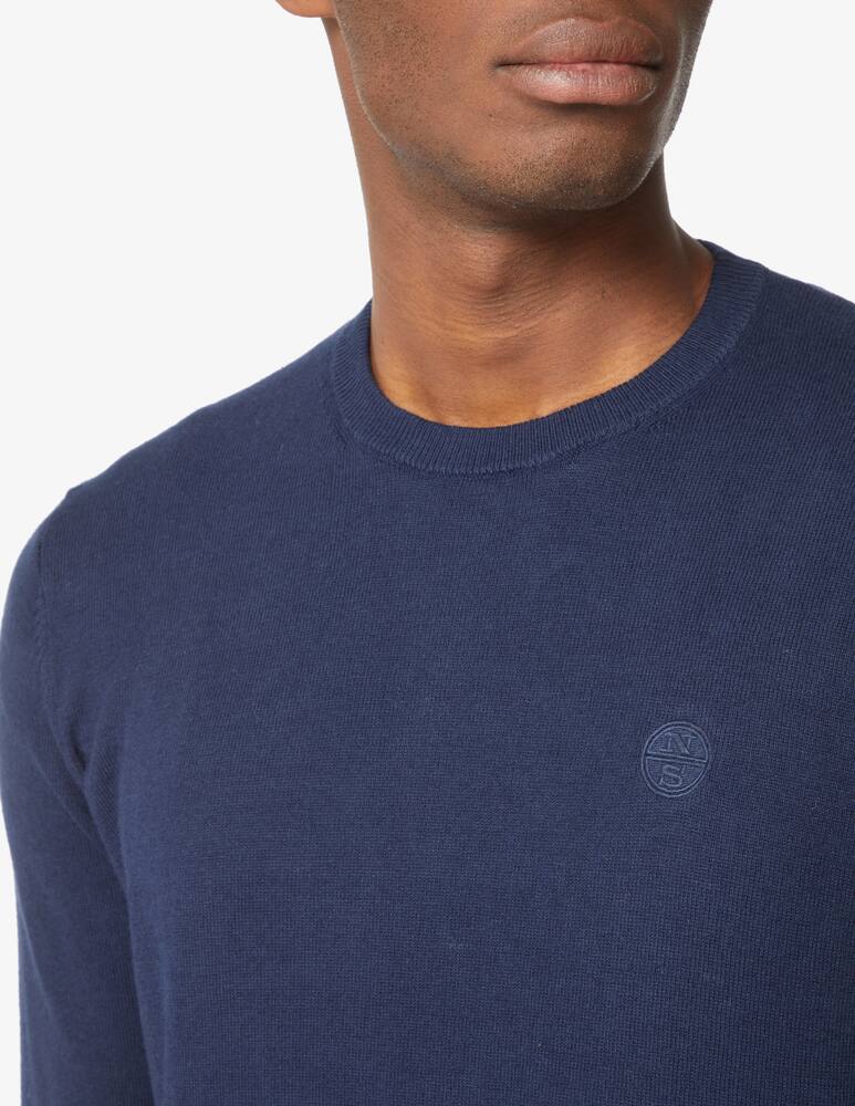 rinascente North Sails Crewneck wool blend jumper - Blue