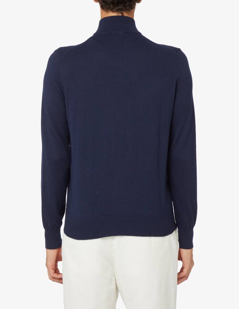 North Sails Zipped logo cardigan - Blue - picture 3 North Sails Zipped logo cardigan - Blue - picture 3