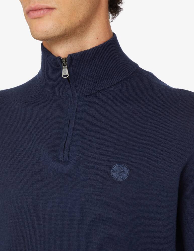 rinascente North Sails Zipped logo cardigan - Blue