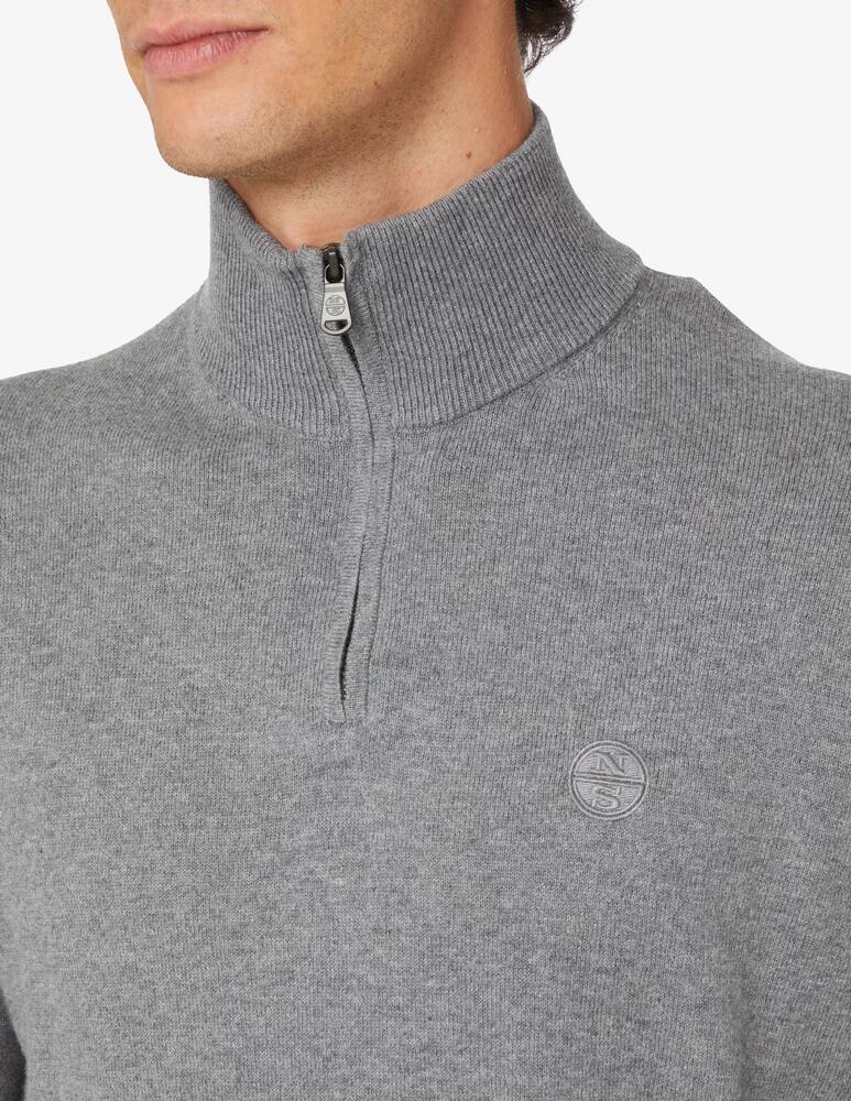 rinascente North Sails Zipped logo cardigan - Grey