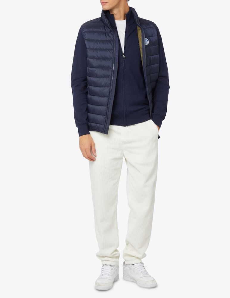 rinascente North Sails Maglia con cerniera con logo - Blu