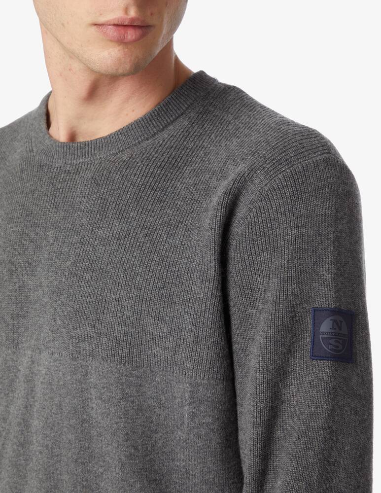 rinascente North Sails Maglia giroccollo in misto lana - Grigio
