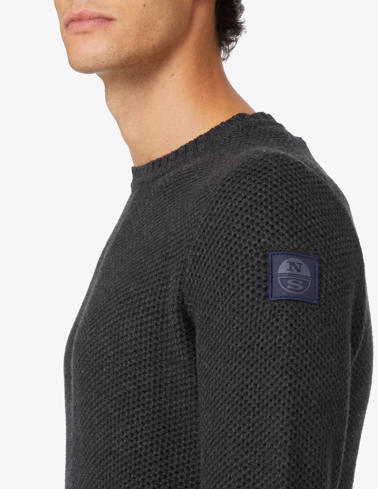 rinascente North Sails Waffle crewneck jumper - Grey