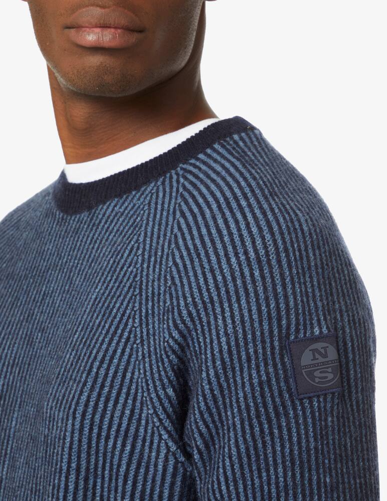rinascente North Sails Merino wool crewneck jumper - Blue