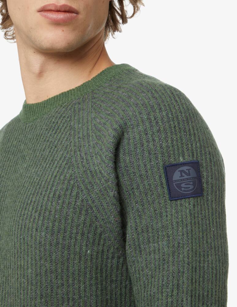 rinascente North Sails Merino wool crewneck jumper - Green