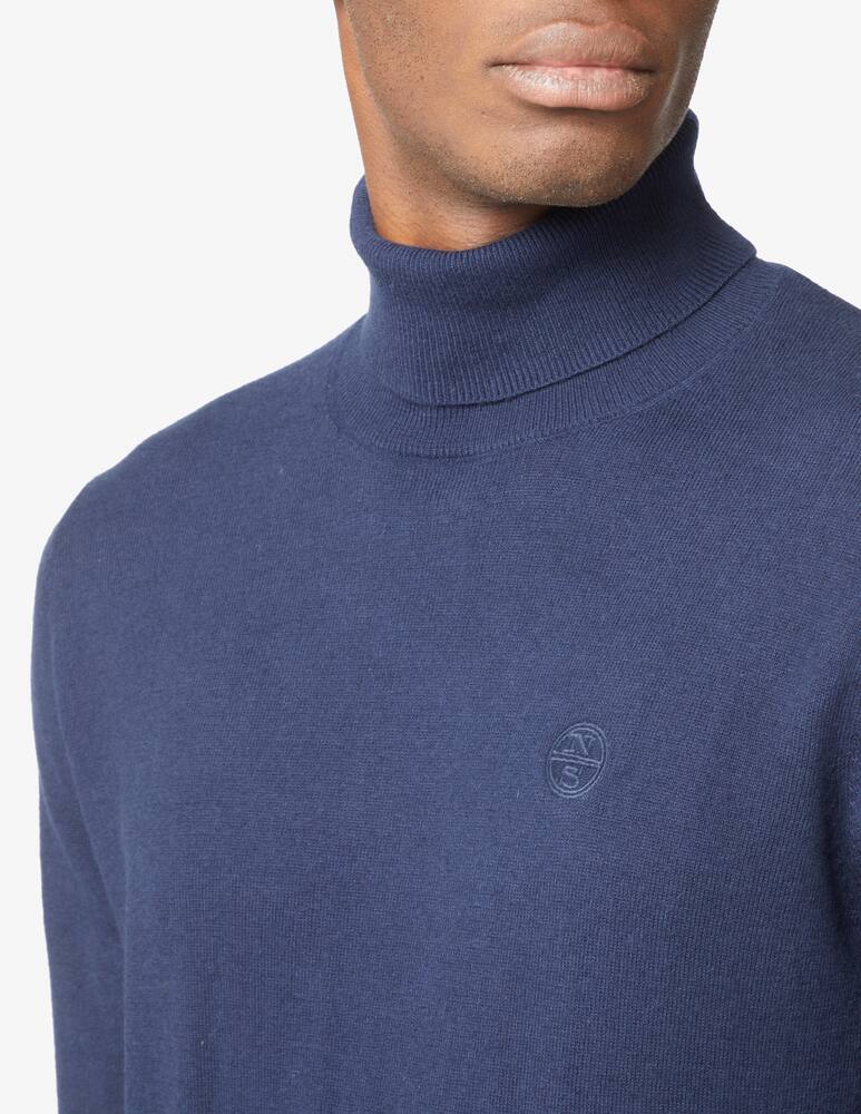 rinascente North Sails Logo turtleneck - Blue