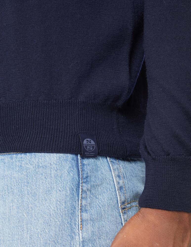 rinascente North Sails Maglia girocollo in lana merino - Blu