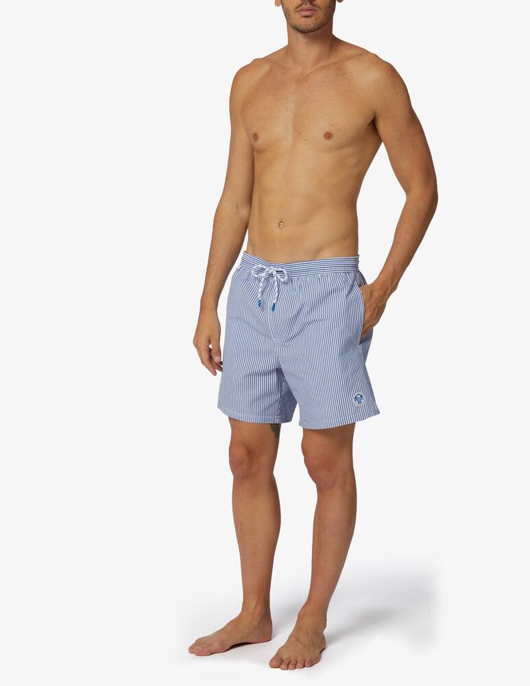 rinascente North Sails Stripes seersucker swimsuit