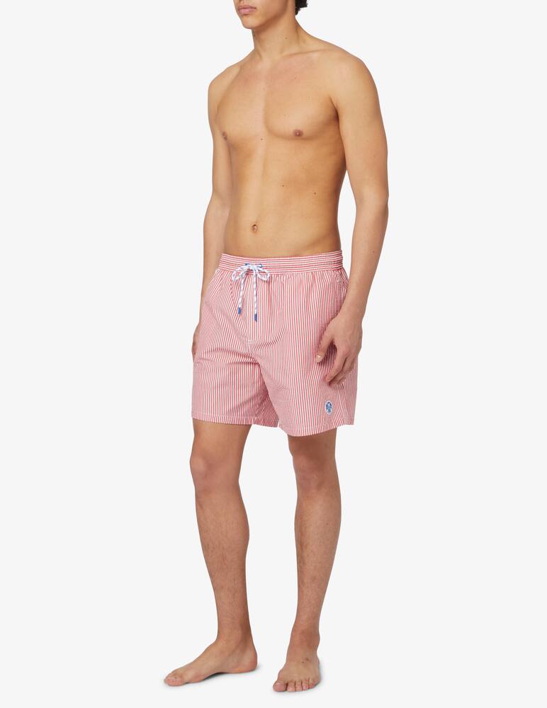 rinascente North Sails Stripes seersucker swimsuit 