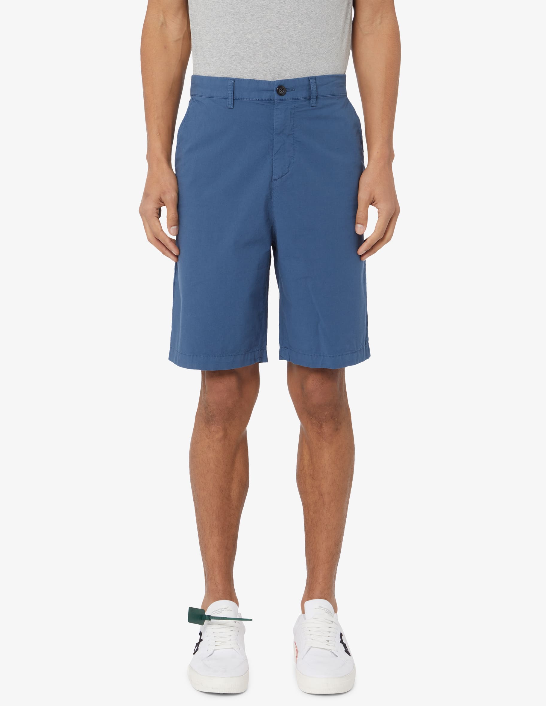 Pantaloni Chino Elasticizzati Xact Uomo – 9 Pollici, Classici, Blu, Cotone 98% - 2