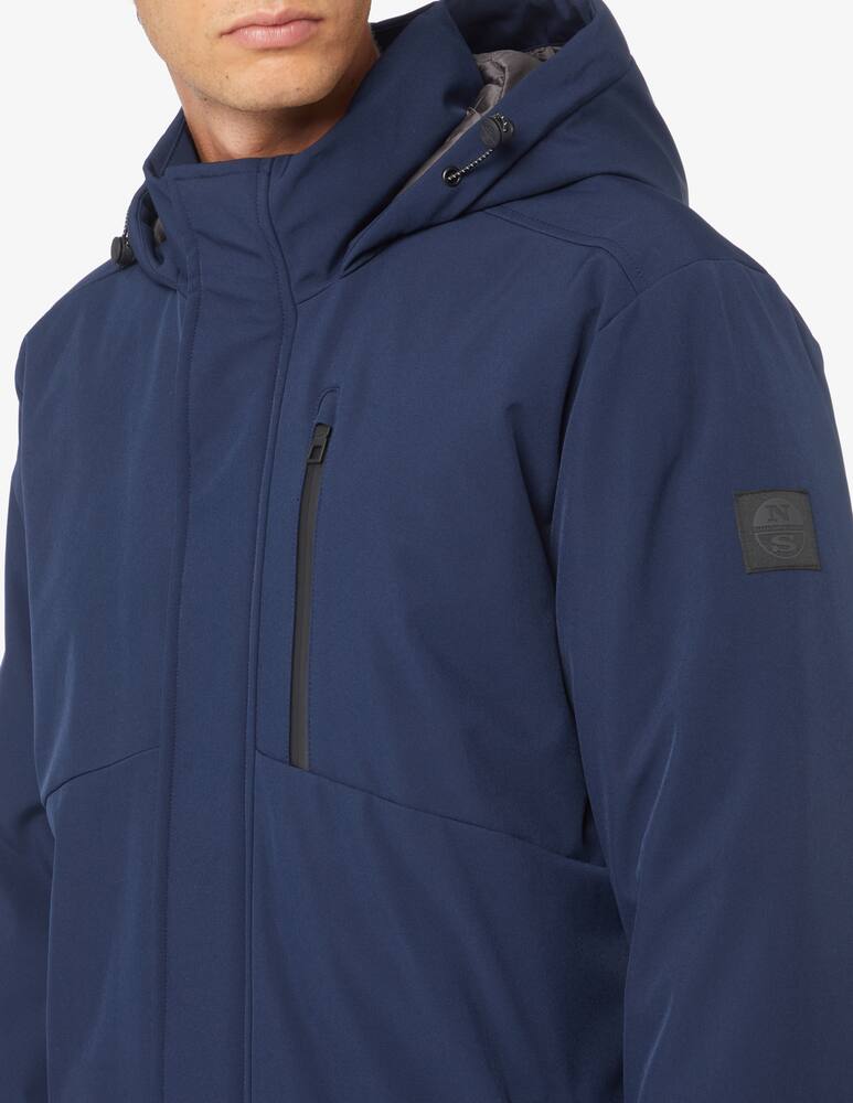rinascente North Sails Varbeg shell long hooded jacket